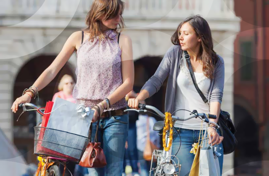 Велосипедом за покупками – найкраще рішення для центру міста